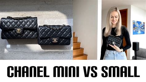 small vs mini chanel flap|chanel mini flap price.